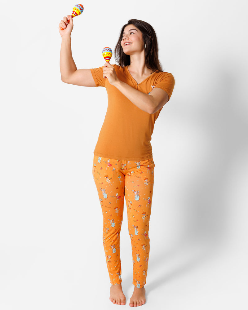 Skeletons Bamboo Women's Pajama Set