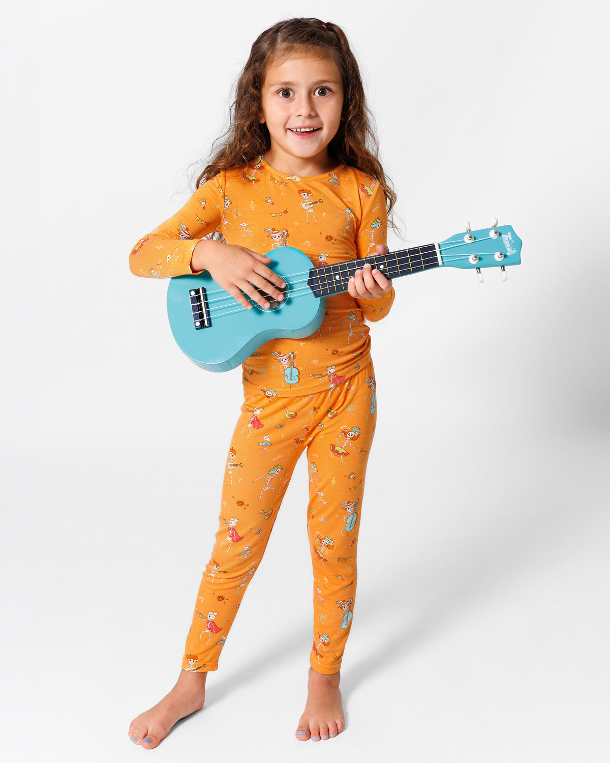 Skeletons Kids Bamboo Pajamas