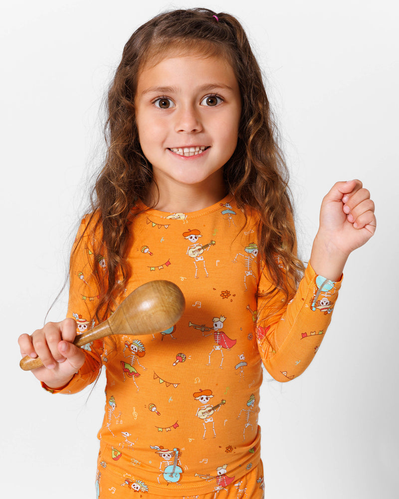 Skeletons Kids Bamboo Pajamas