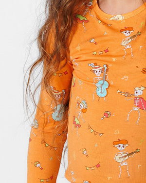 Skeletons Kids Bamboo Pajamas
