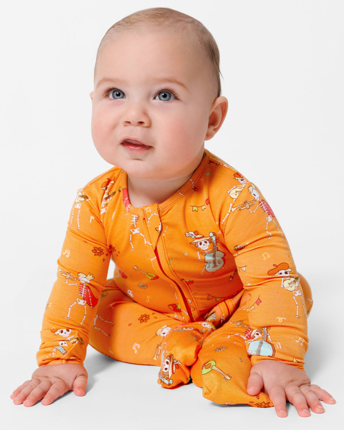 Skeletons Bamboo Convertible Footie