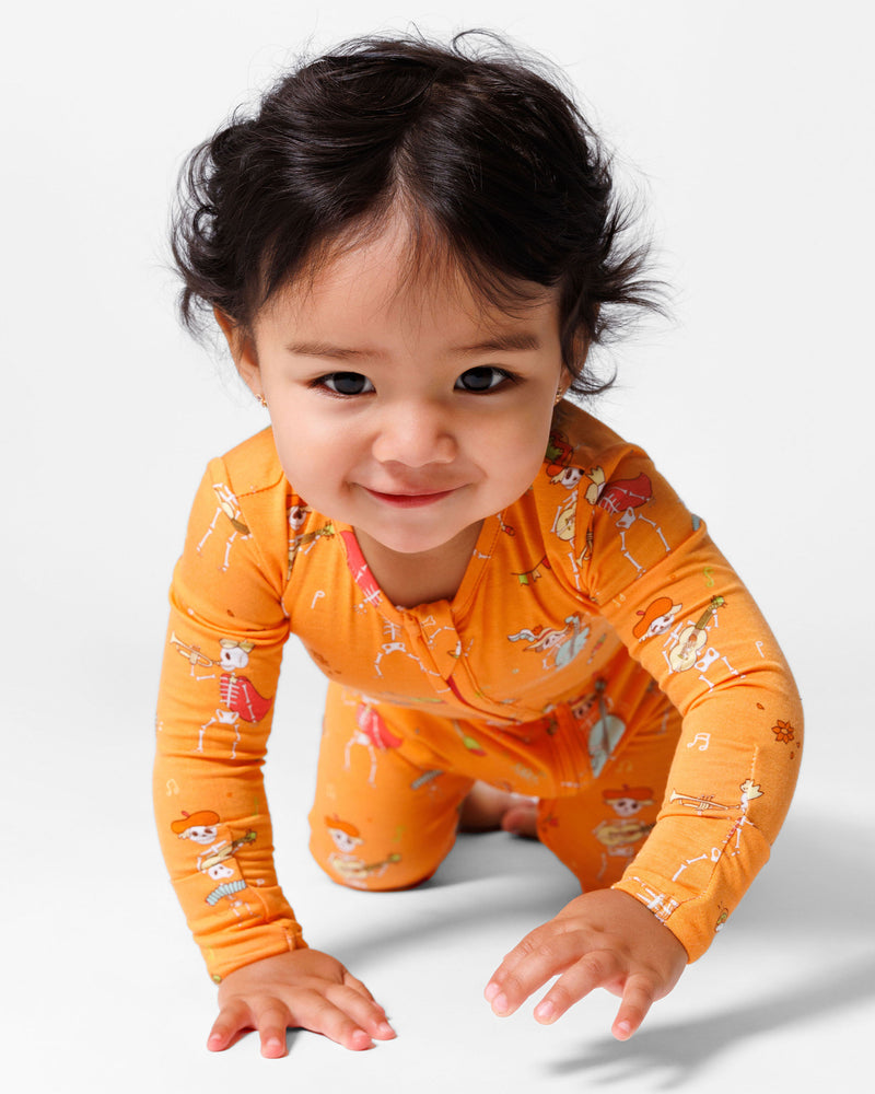 Skeletons Bamboo Convertible Footie