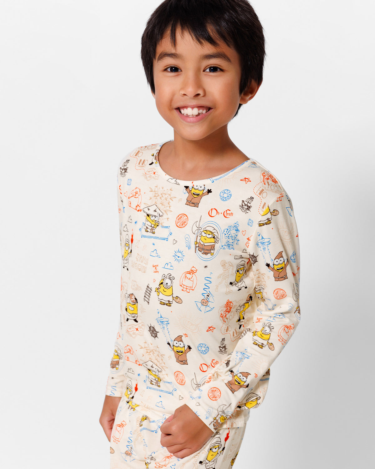 Minions: Sketch Through Time Bamboo Kids Pajamas