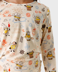 Minions: Sketch Through Time Bamboo Kids Pajamas