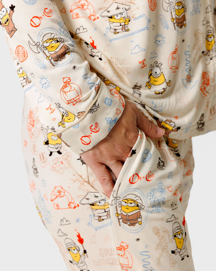 Minions: Sketch Through Time Bamboo Women's Pajama Set