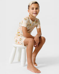Minions: Sketch Through Time Bamboo Kids Pajama Short Set