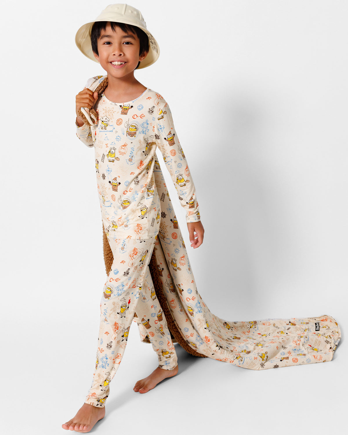 Minions: Sketch Through Time Bamboo Kids Pajamas