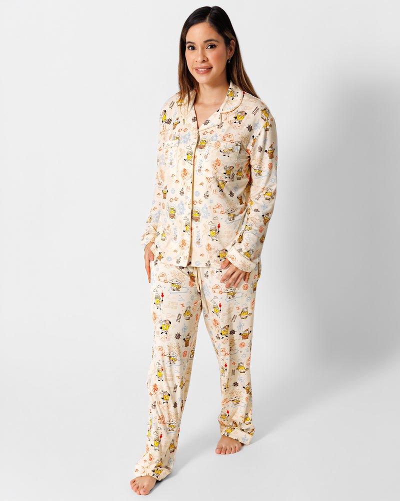 Minions: Sketch Through Time Bamboo Women's Pajama Set
