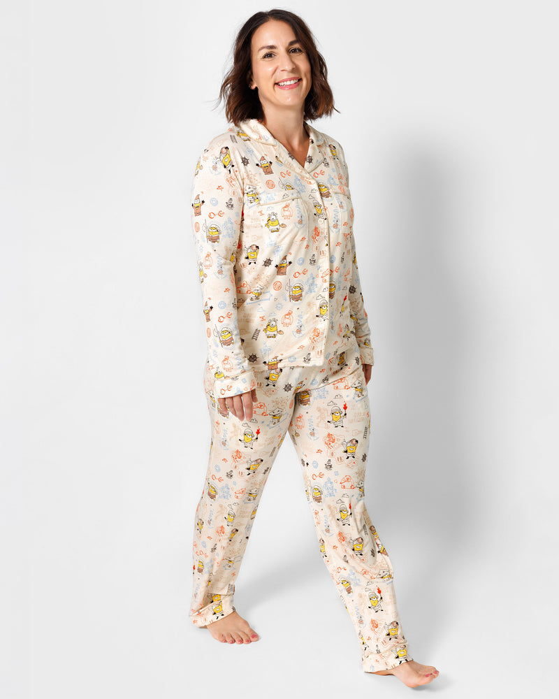 Minions: Sketch Through Time Bamboo Women's Pajama Set