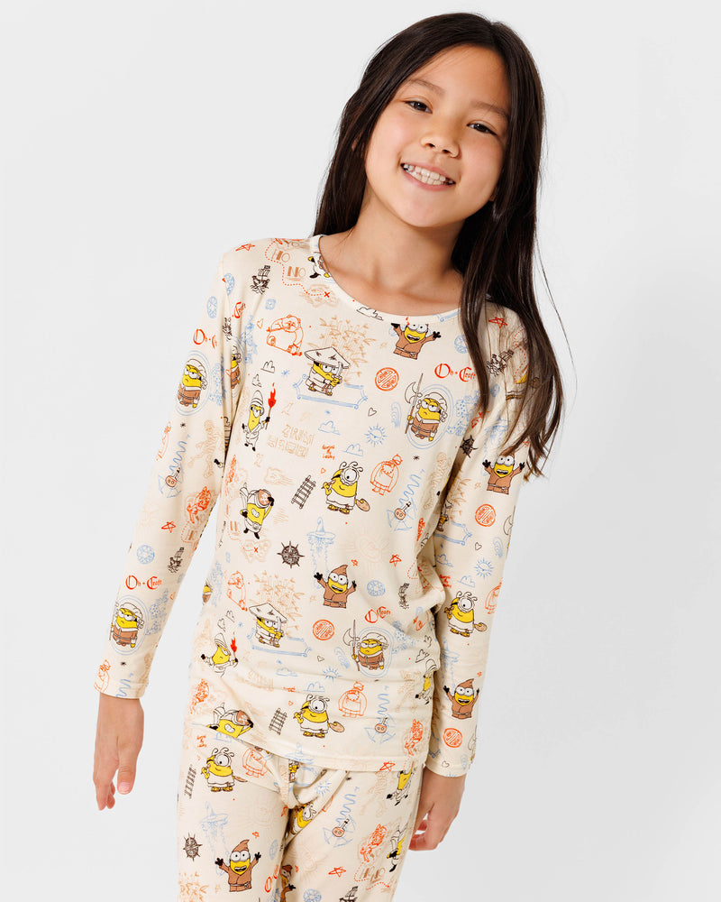Minions: Sketch Through Time Bamboo Kids Pajamas