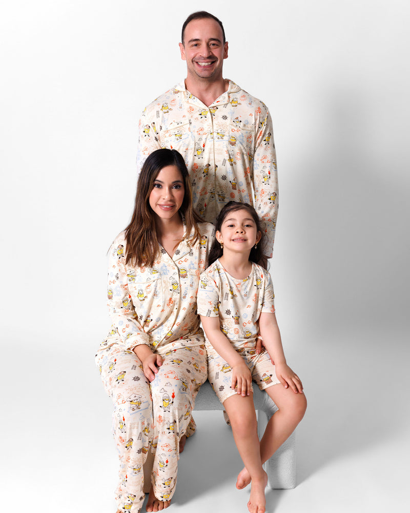 Minions: Sketch Through Time Bamboo Men's Pajama Set