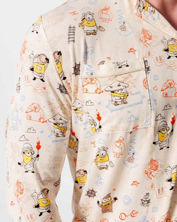 Minions: Sketch Through Time Bamboo Men's Pajama Set