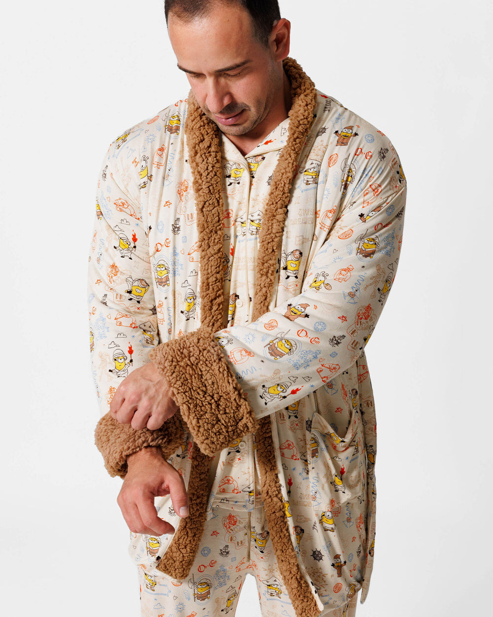 Minions: Sketch Through Time Bamboo Sherpa Bathrobe