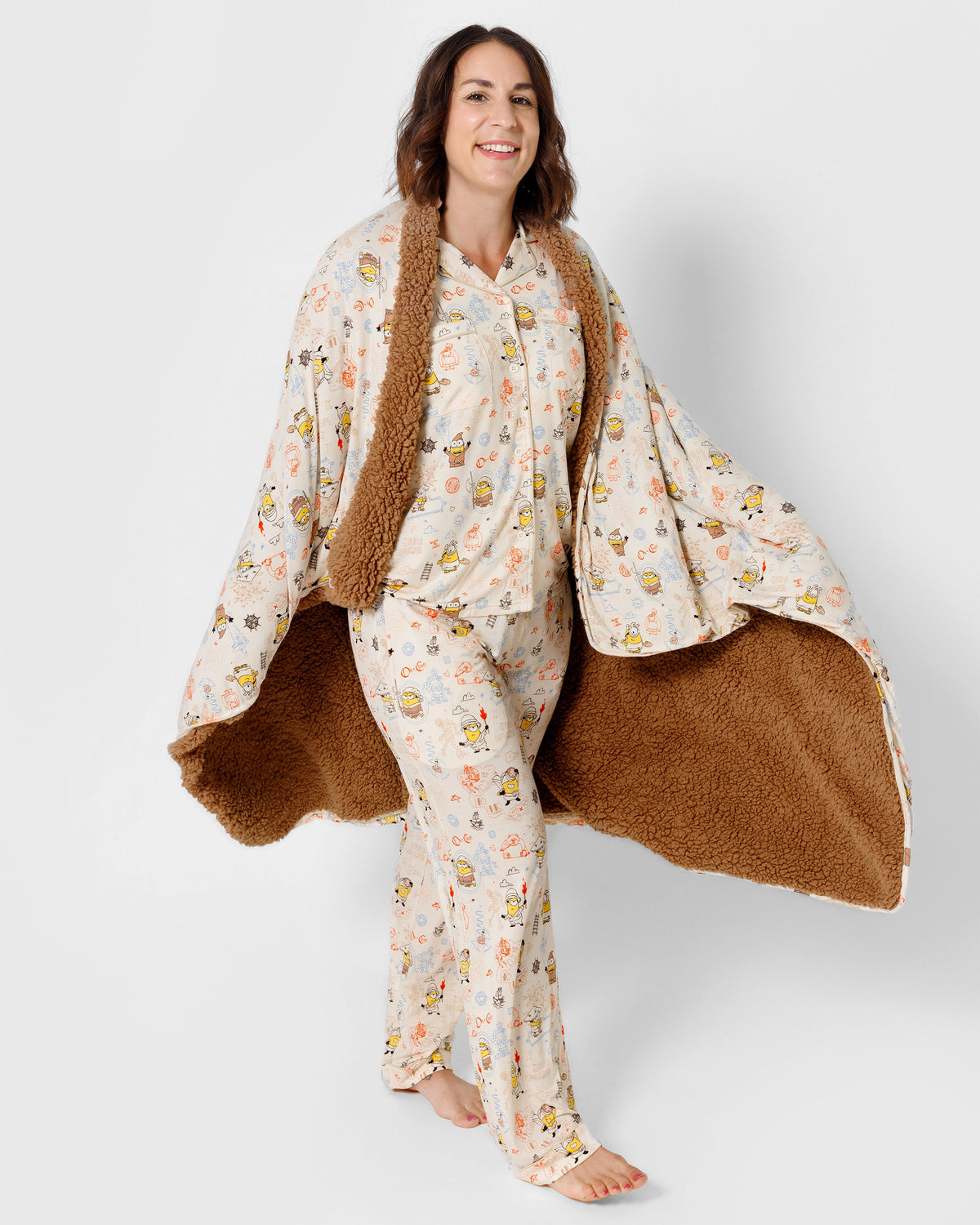 Minions: Sketch Through Time Bamboo Sherpa Blanket