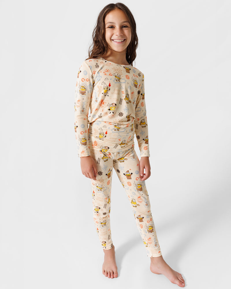 Minions: Sketch Through Time Bamboo Kids Pajamas