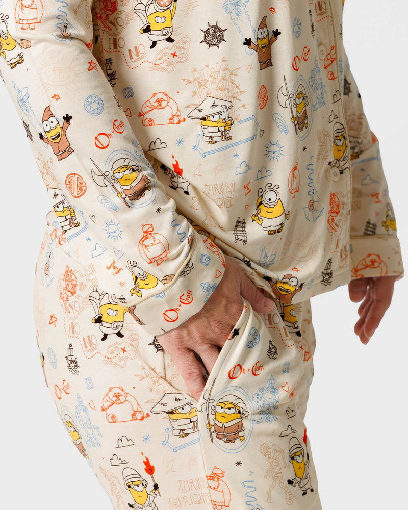 Minions: Sketch Through Time Bamboo Women's Pajama Set