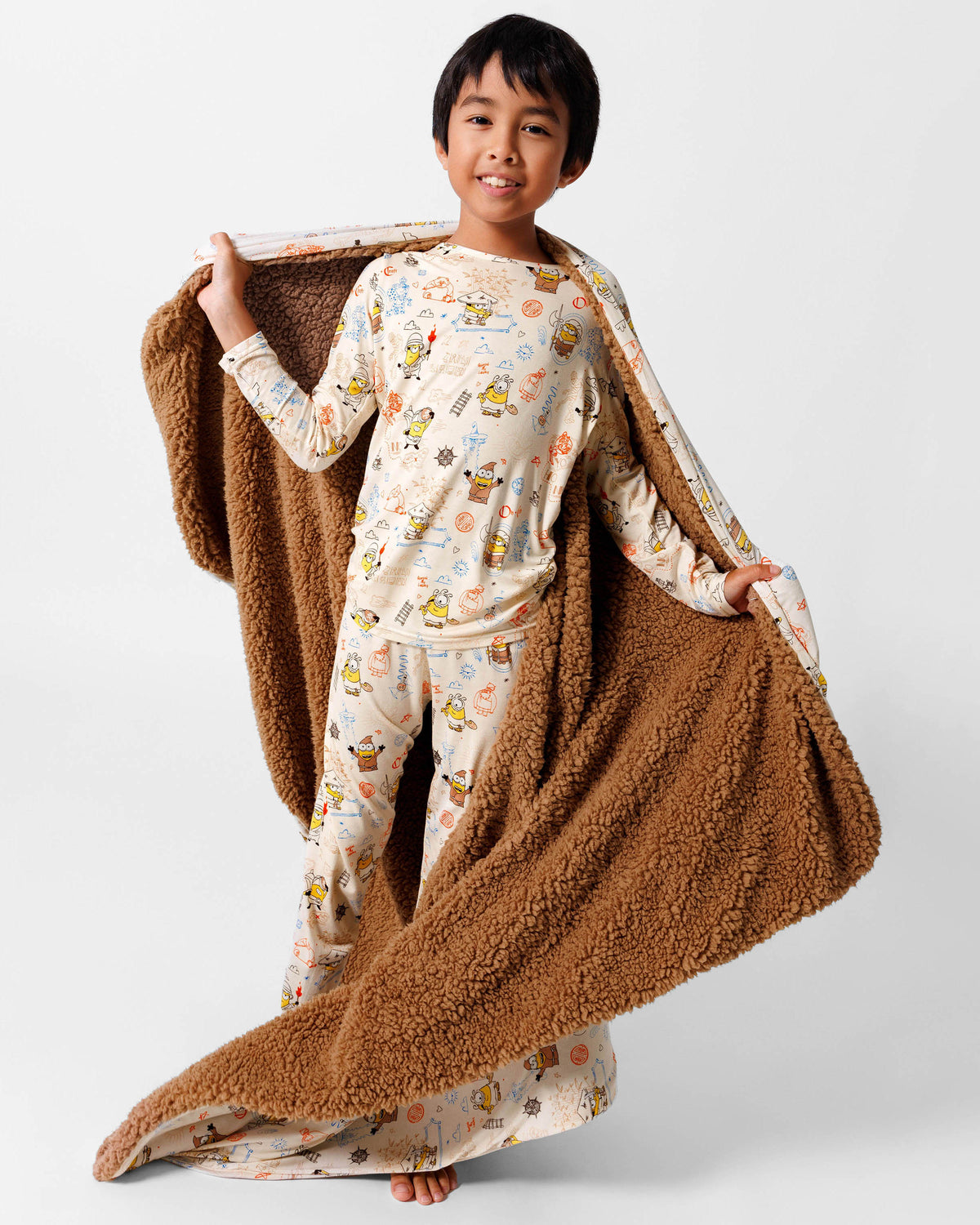 Minions: Sketch Through Time Bamboo Sherpa Blanket