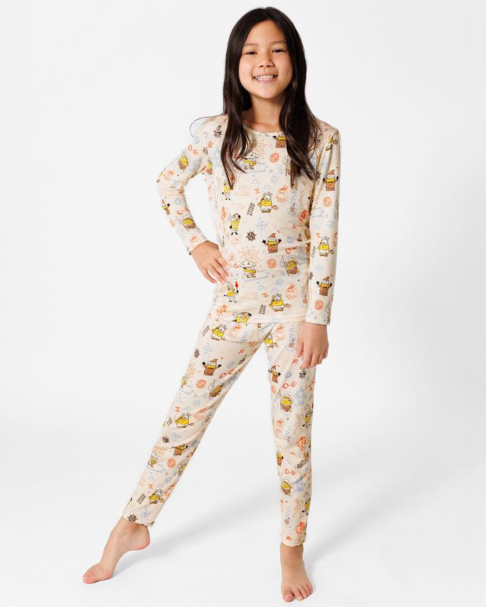 Minions: Sketch Through Time Bamboo Kids Pajamas