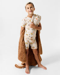 Minions: Sketch Through Time Bamboo Sherpa Blanket