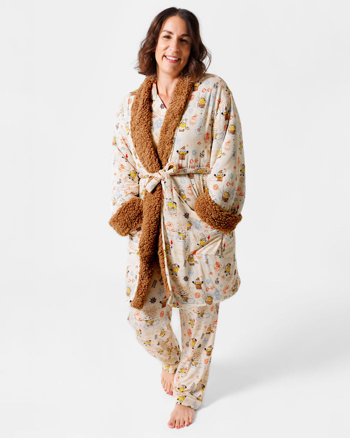Minions: Sketch Through Time Bamboo Sherpa Bathrobe