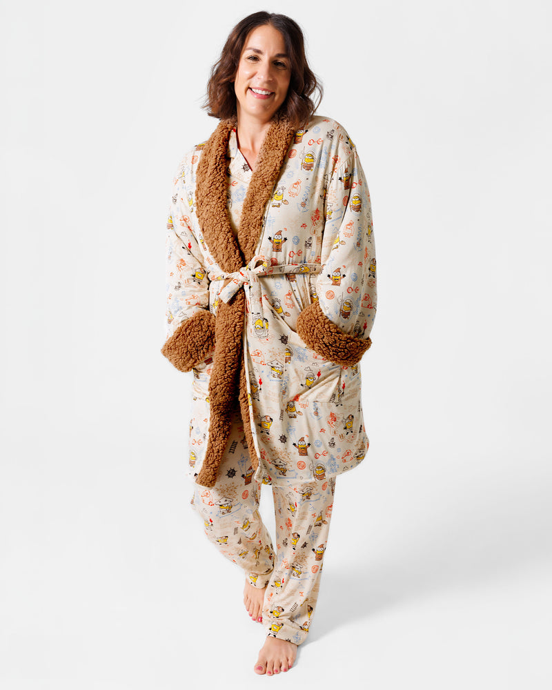 Minions: Sketch Through Time Bamboo Sherpa Bathrobe