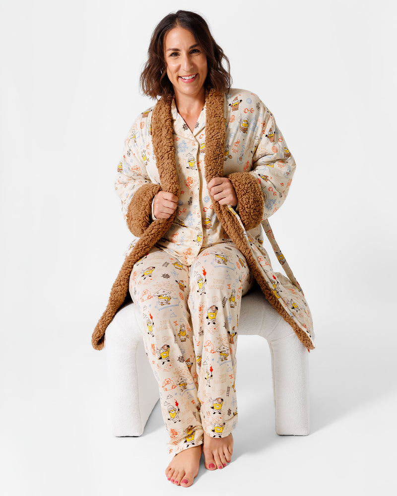 Minions: Sketch Through Time Bamboo Sherpa Bathrobe