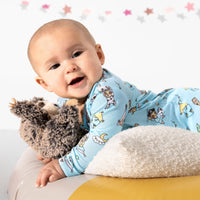 Sloth Pajama Party Bamboo Convertible Footie