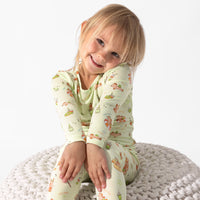 Capybara Boba Bamboo Kids Pajamas