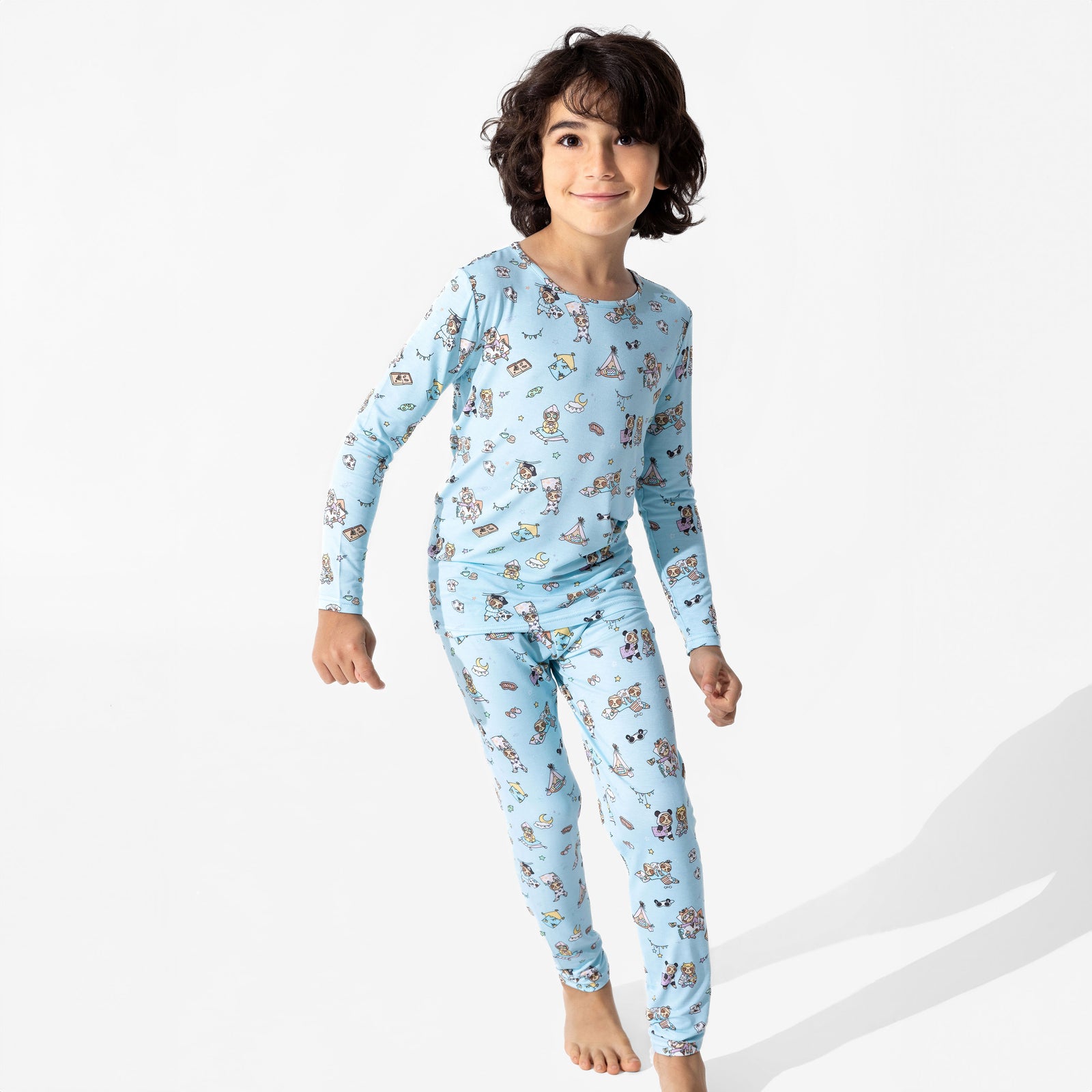 Sloth Pajama Party Bamboo Kids Pajamas