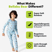 Sloth Pajama Party Bamboo Kids Pajamas