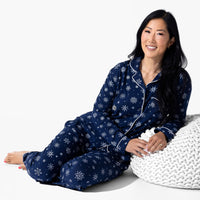 Snowflake Bamboo Women's Pajama Set
