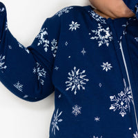 Snowflake Bamboo Convertible Footie
