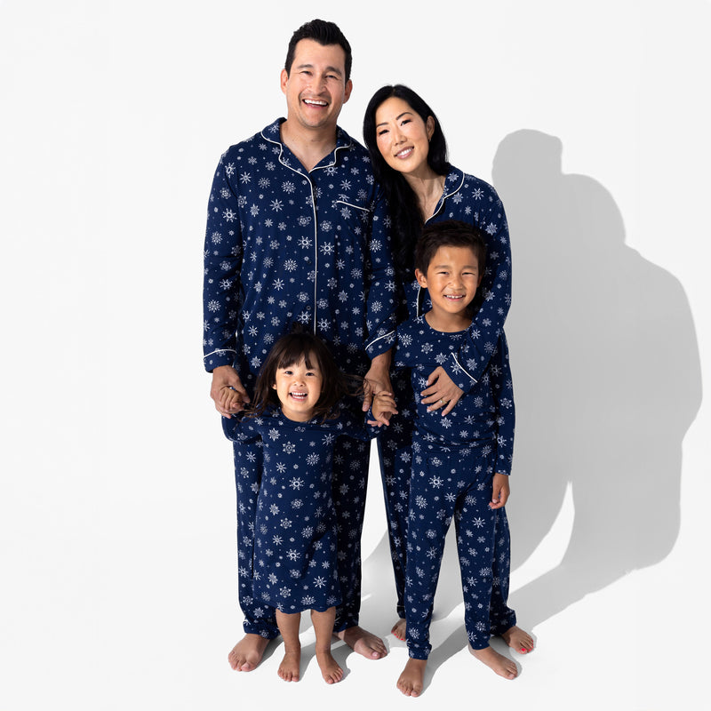 Snowflake Bamboo Kids Pajamas