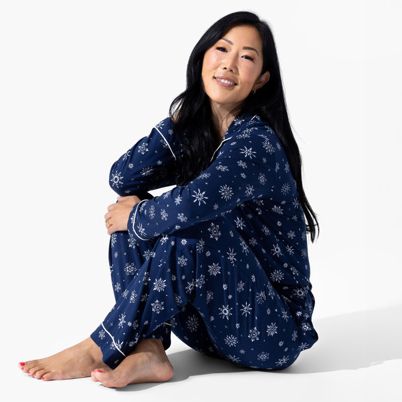 Snowflake Bamboo Women's Pajama Set
