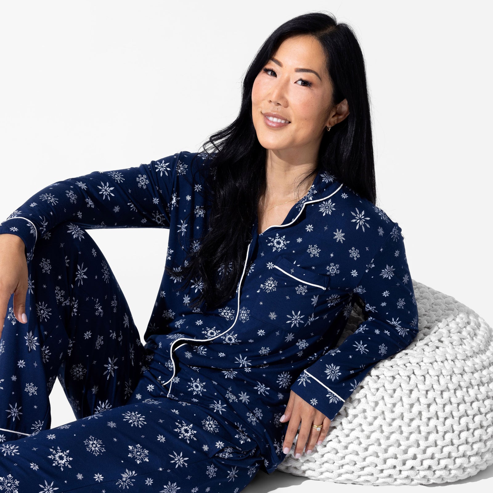 Snowflake Bamboo Women's Pajama Set