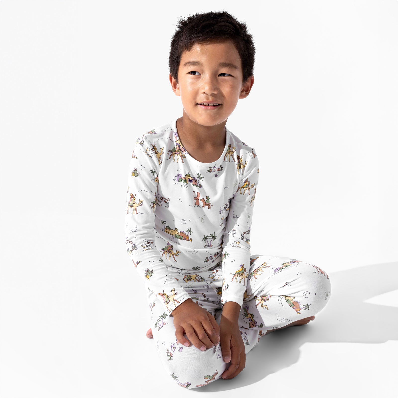 Holy Night Bamboo Kids Pajamas