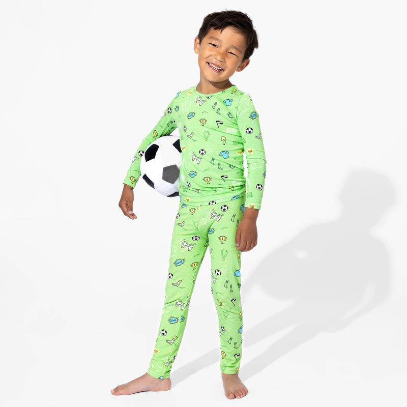 Soccer Bamboo Kids Pajamas
