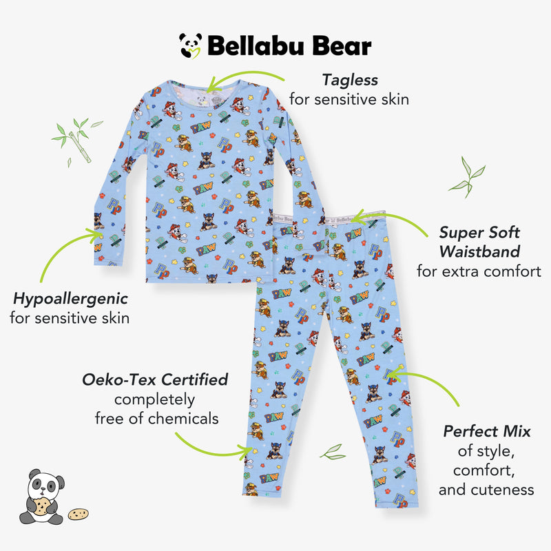 PAW Patrol: Varsity Blue Bamboo Kids Pajamas