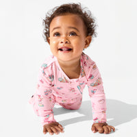 Candy Cane Lane Bamboo Convertible Footie