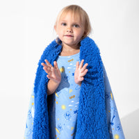 Baby Shark Surf Bamboo Sherpa Blanket