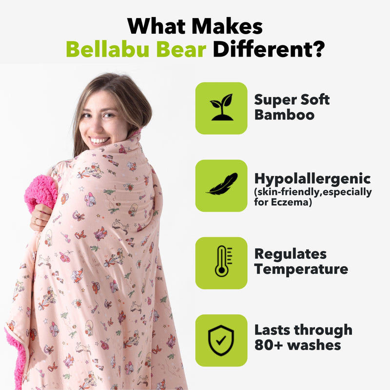 Cowgirl Bamboo Sherpa Blanket