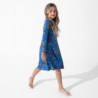 House Pride Bamboo Girls' Long Sleeve Dress