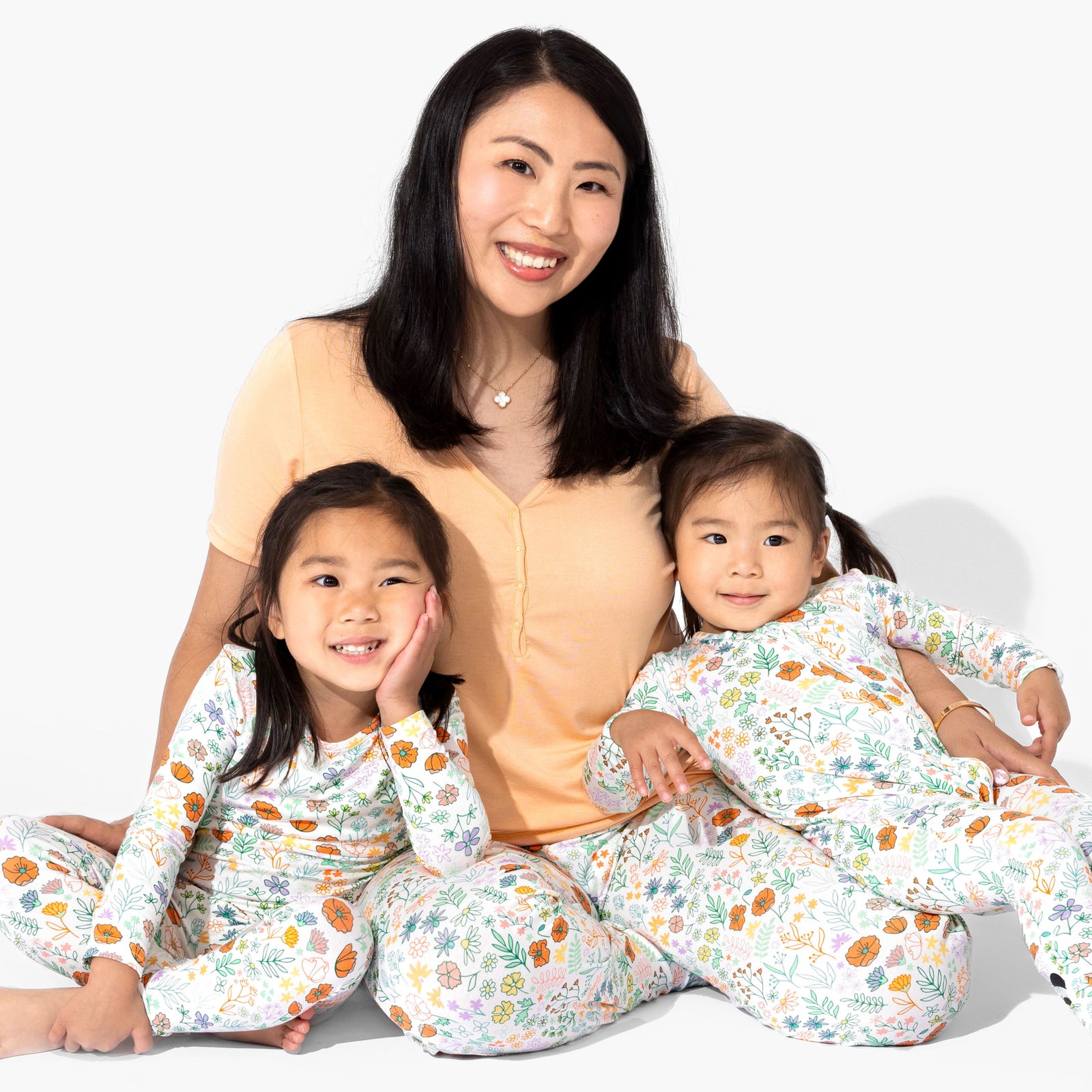 Summer Floral Bamboo Women's Pajama Set
