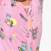 Skater Kitty Bamboo Convertible Footie
