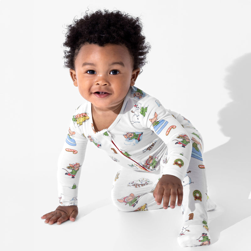 If You Give A Mouse A Cookie Christmas Bamboo Convertible Footie