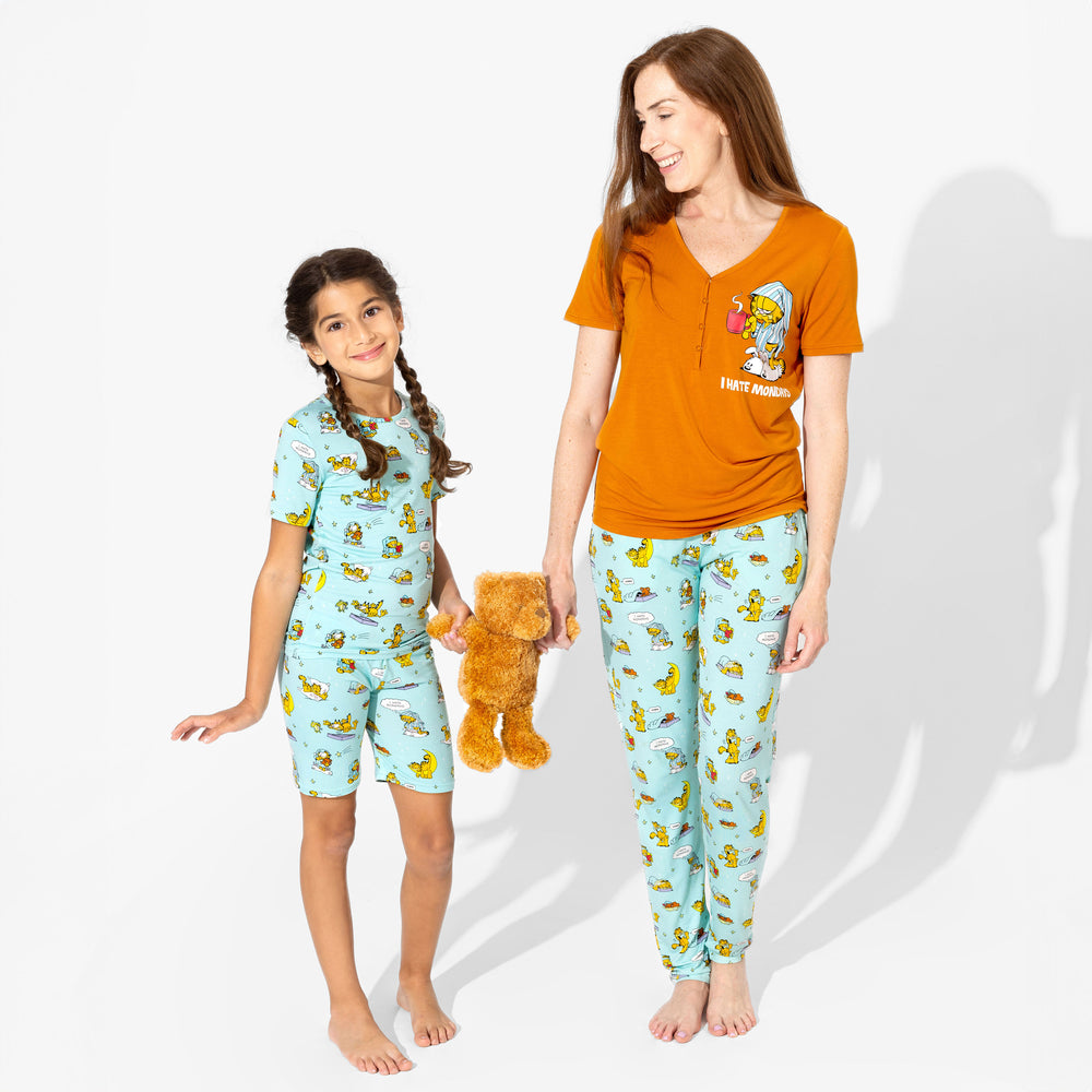 Garfield: Lazy Mondays Bamboo Kids Pajama Short Set