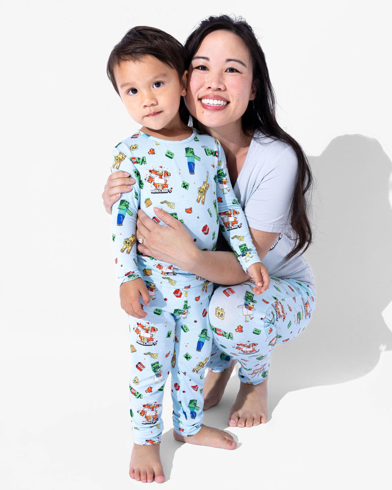 Minecraft: Chicken Jockey Bamboo Kids Pajamas