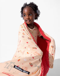 Minecraft: Summer Vibes Bamboo Sherpa Blanket