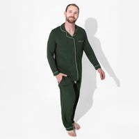 Pine Green Bamboo Men's Pajama Set