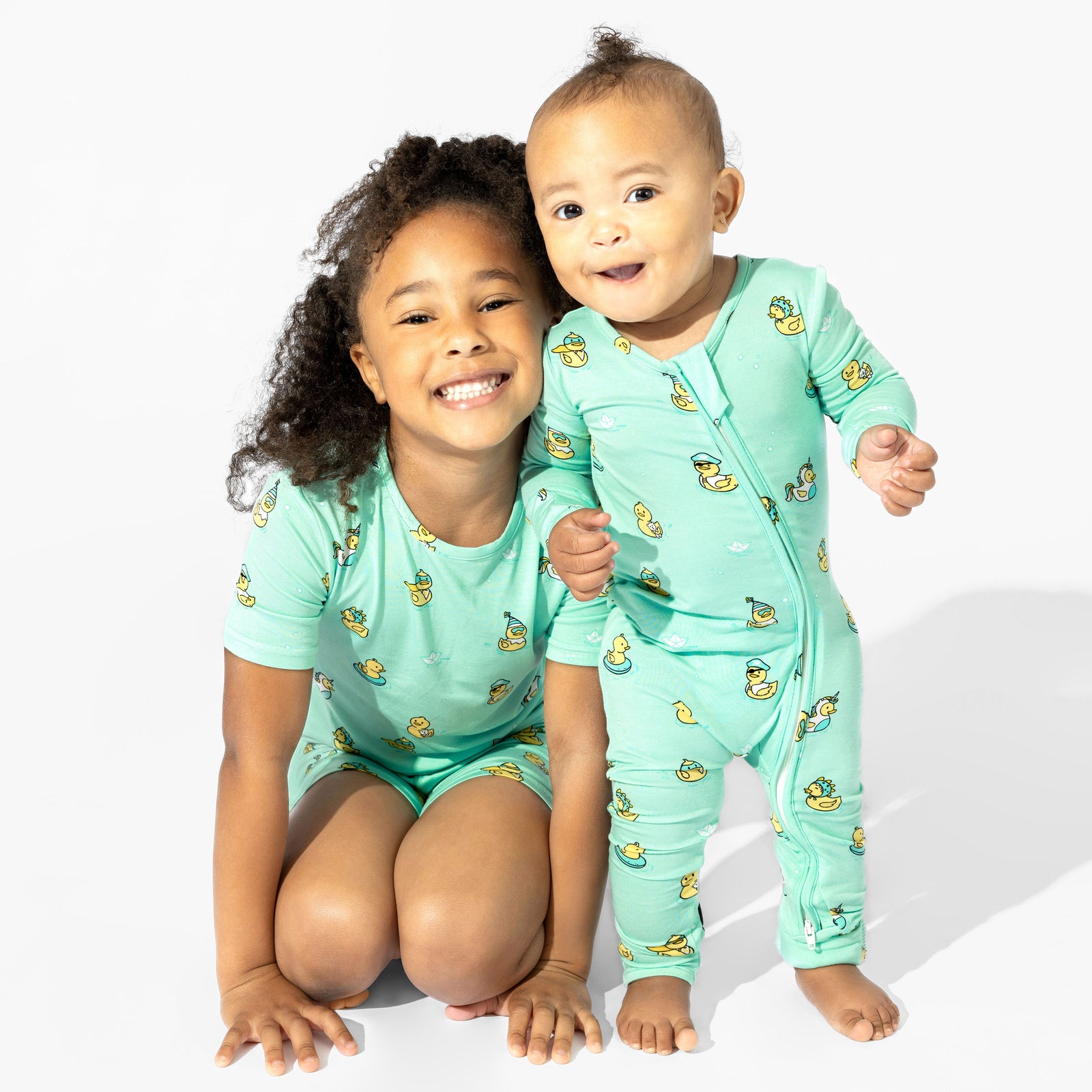 Rubber Ducky Bamboo Convertible Footie